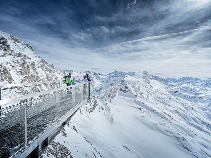Skifahren am Gletscher in Kaprun