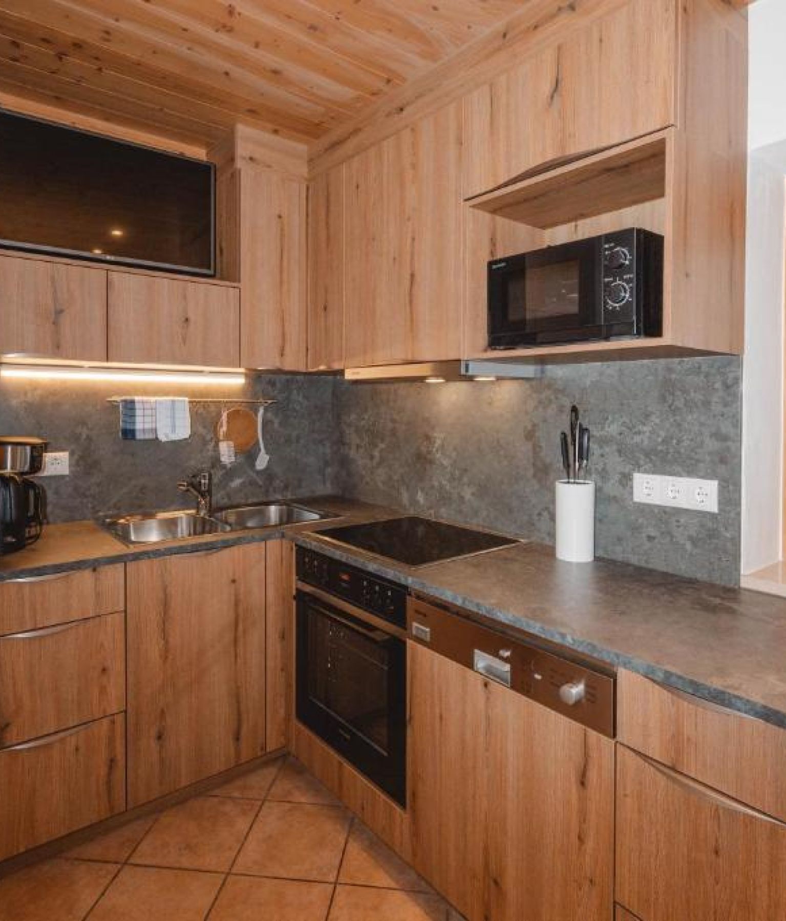 Küche Ferienwohnung Auernigg