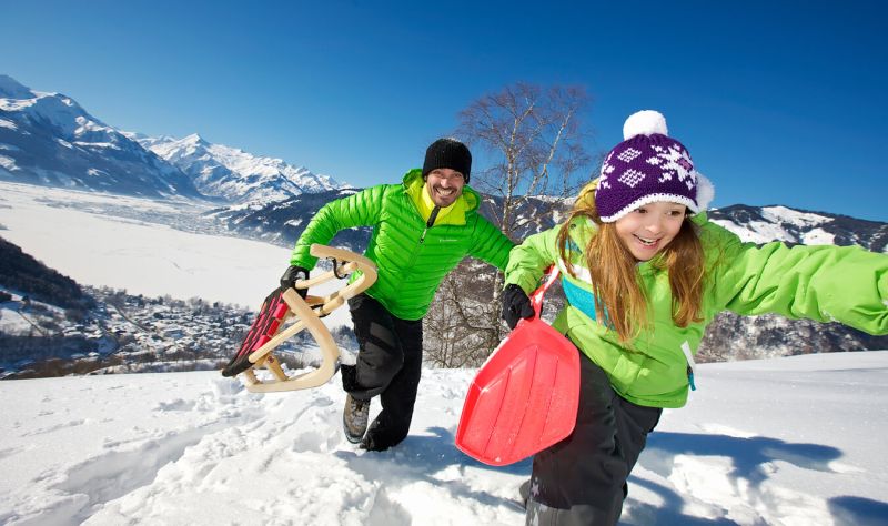 Spass im Schnee in Kaprun
