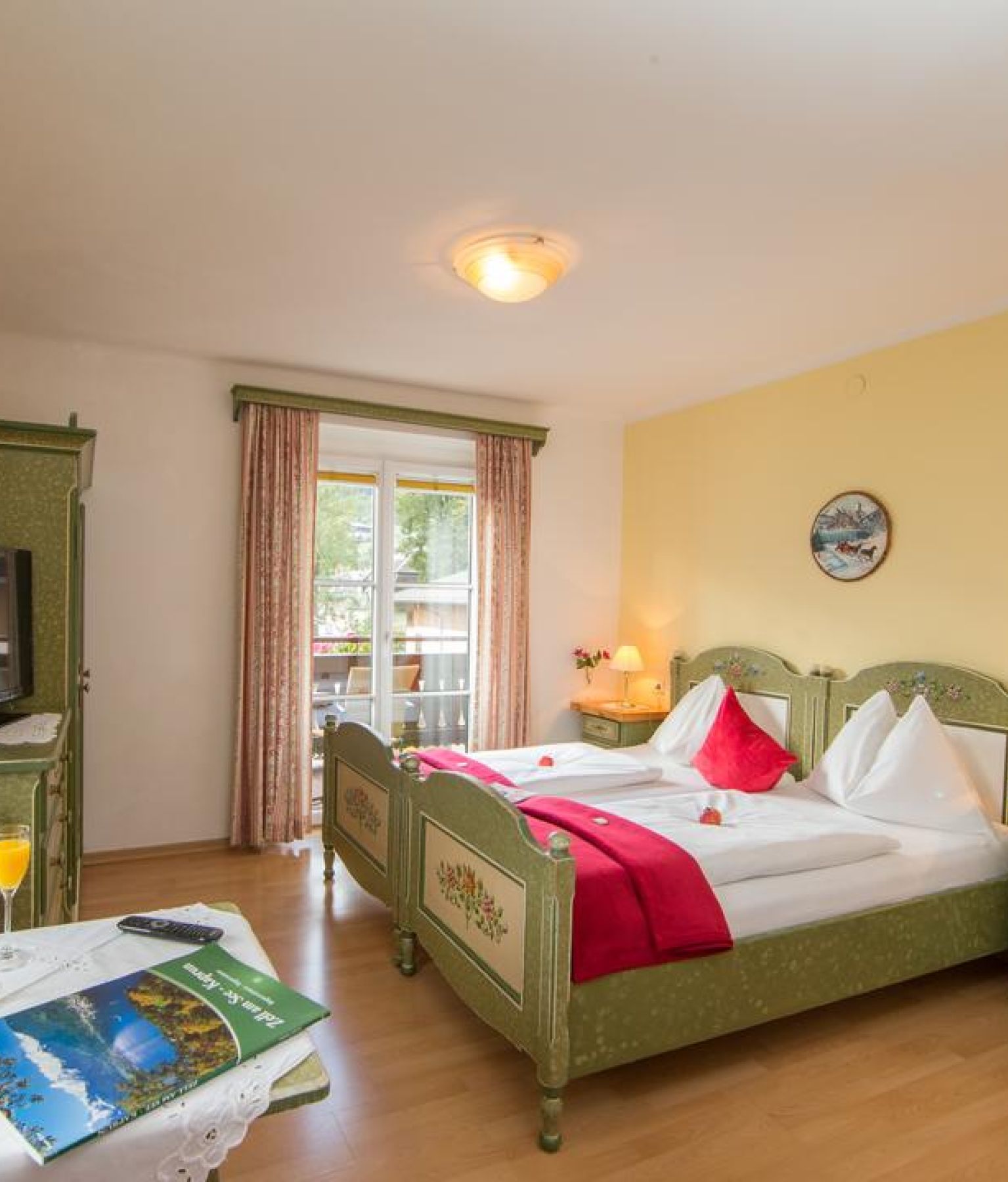 Zimmer der Pension Hubertus in Zell am See