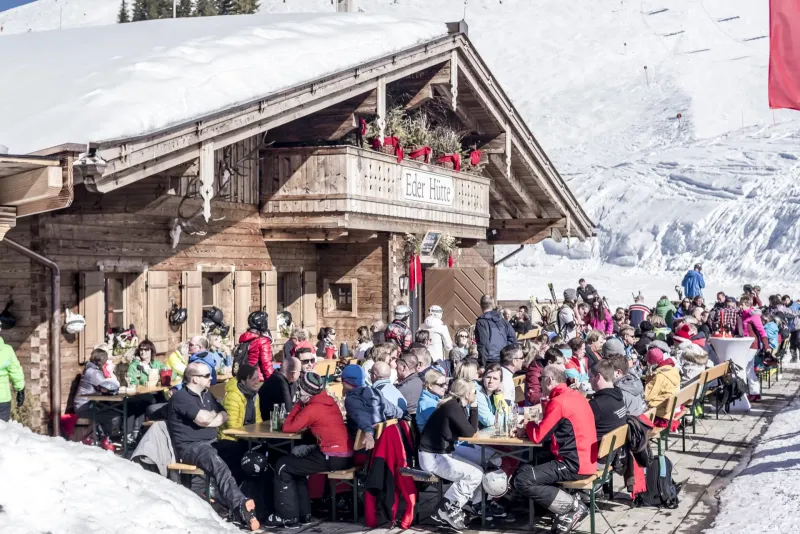 Apres Ski auf der Piste in Zell am See